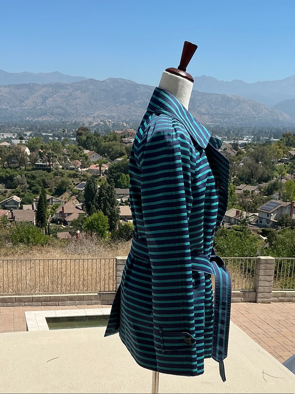 Coach short trench coat - Picture 4 of 15